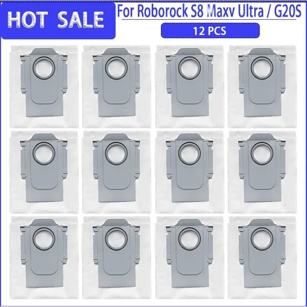 Roborock S8 MaxV Ultra G20s Støvsugerposer (12-pak)