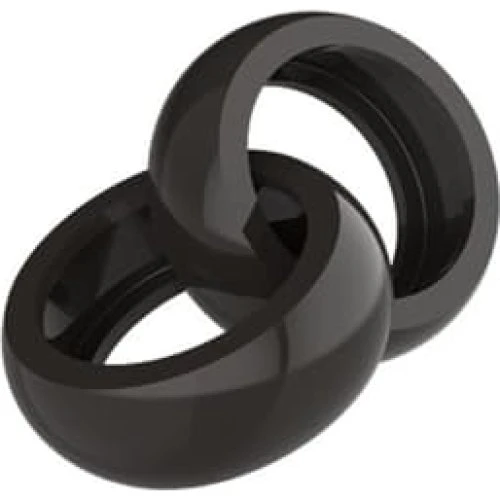 Stødsikkert silikonecover til Oura Ring Gen 3 - Black, S