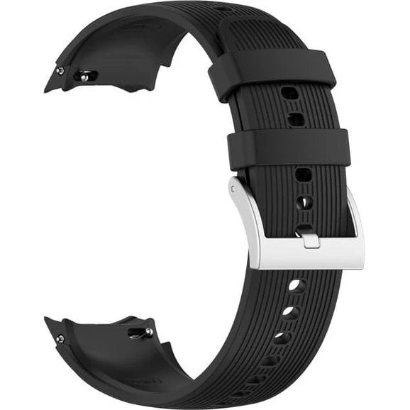 Silikone urrem til Oppo Watch X og OnePlus Watch 2 - Sort