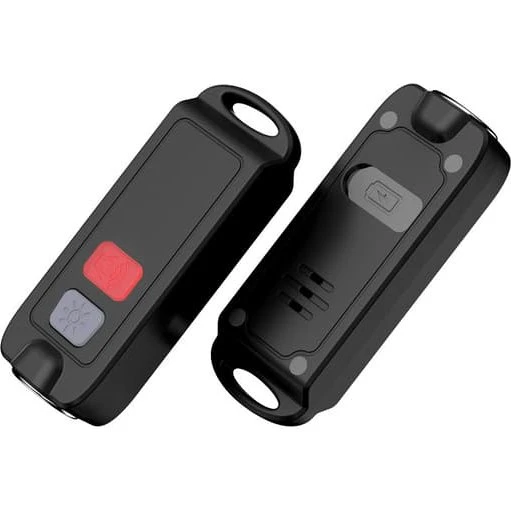 Overfaldsalarm 130 dB med LED-lys, IP66 vandtæt, Black