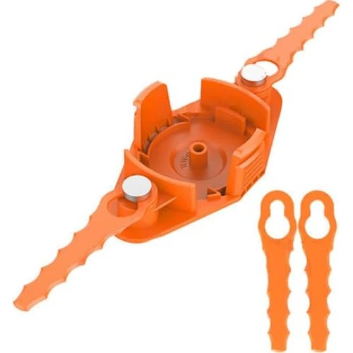 WORX WG150 Tilbehørssæt: 1x Knivhoved & 2x Nylonblade (2-pack)