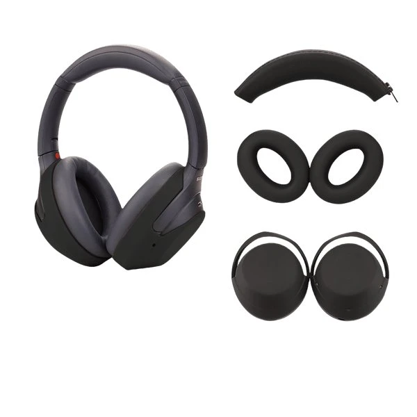 Sony WH-1000XM3/4 Silikone Beskyttelsessæt - Sort