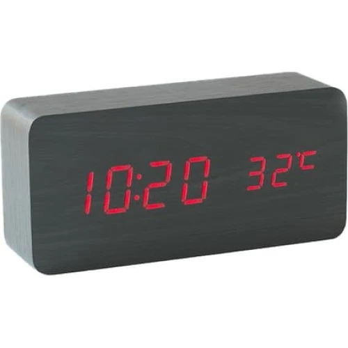 Digitalt LED vækkeur - Rød