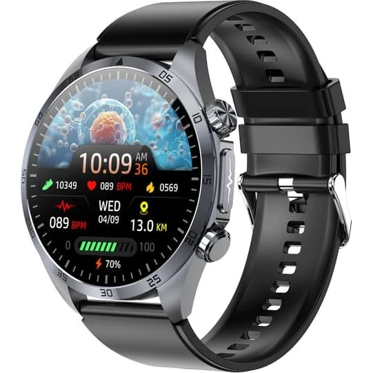Smartwatch med avanceret sundhedsovervågning - Black