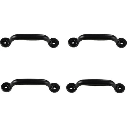 Skabsgreb i Vintage Design, 4-pak Black
