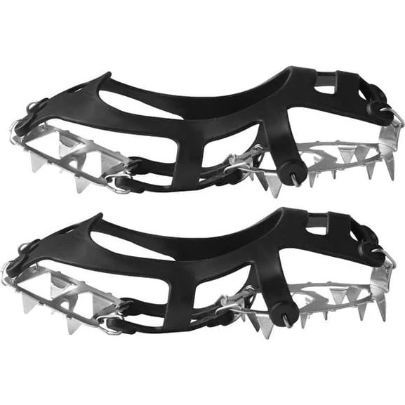 Robuste stålpigge - stegjern Black M (Størrelse 34-40)