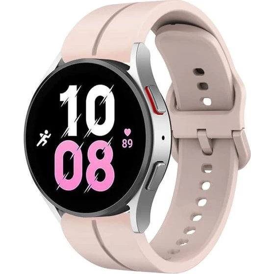 Urrem Urrem Silikone Pink til Samsung, Huawei & Garmin (22mm)