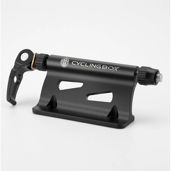 Cykelparkering Cykelstativ til forgaffel - Sort Aluminium