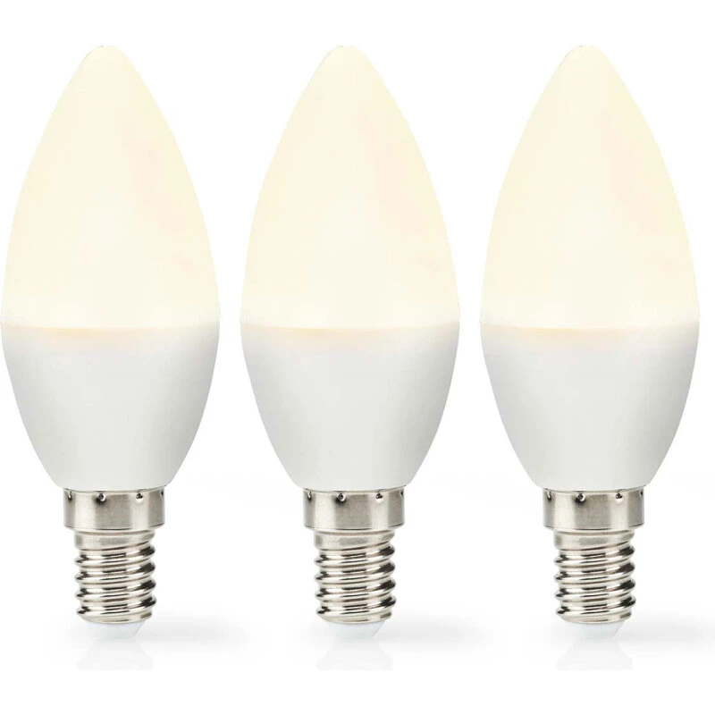 Nedis Kerte LED-pære E14 4,9W (470 lm) 2700K 3-pak