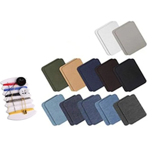 Stryge reparationslapper 24 stk i 12 farver MultiColor
