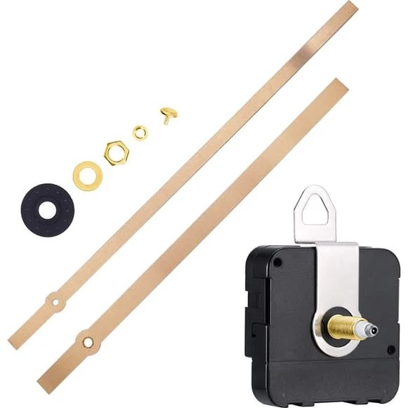 DIY Quartz urværk med visere og tilbehør, Gold