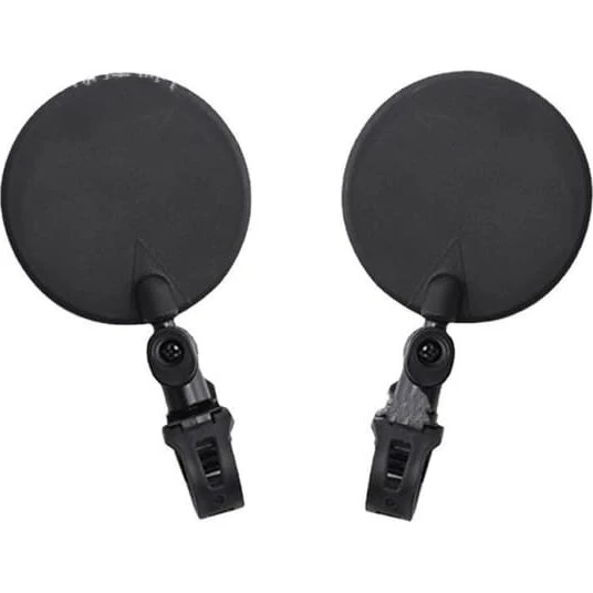 Justerbare cykelspejle 2-pak Black