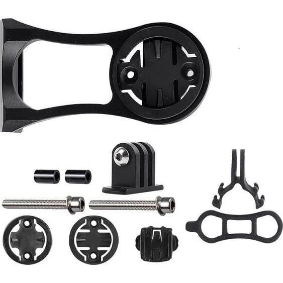 Garmin/Bryton Cykelcomputer Beslag - Sort Aluminium