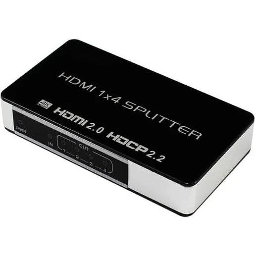 HDMI Splitter 1x4 UltraHD 4K@60Hz 3D HDMI V2.0 18Gbps