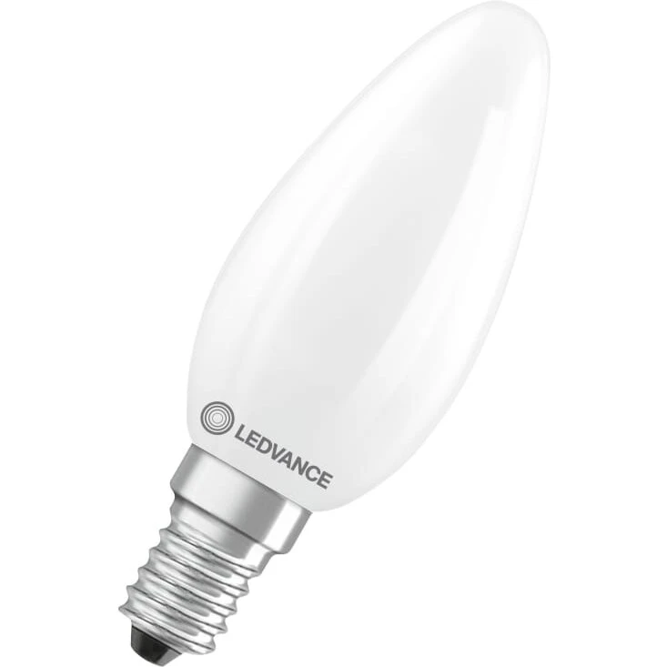 Ledvance Classic LED E14 Kerte Matt 3,4W 470lm (827) – erstatter 40W