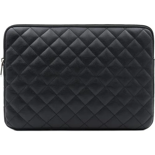 Laptop taske Black 14 inch i ternet PU-læder