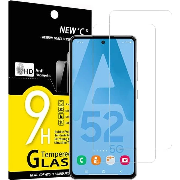 Samsung Galaxy A52/A52 5G/A52S 5G Skærmbeskytter i hærdet glas (2-pak)