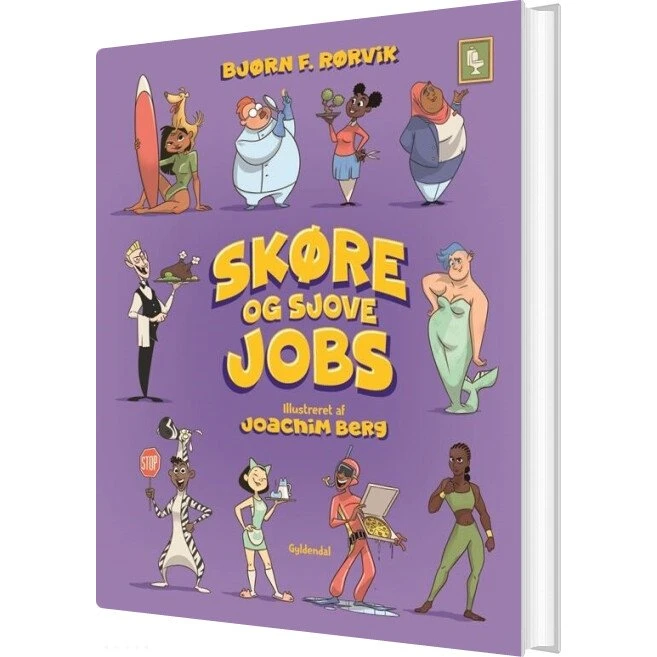 Skøre og sjove jobs – Børnebog af Bjørn F. Rørvik