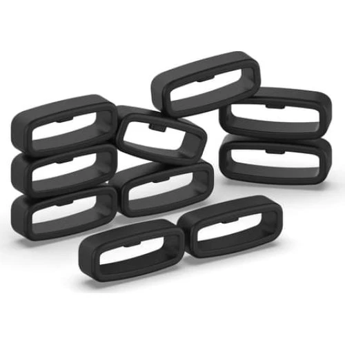Sløjfe til 22 mm urrem, 10-pak - Sort