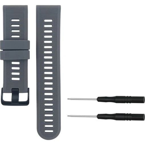 Urrem Silikone Rem Grey til Garmin Forerunner 945/935 & Fenix 5