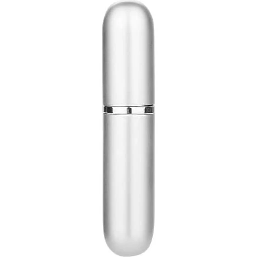 Mini refill sprayflaske til parfume 6 ml - Silver