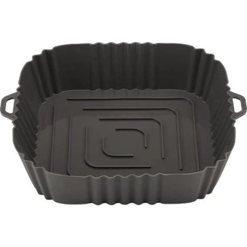 Silikoneskål til Airfryer, 16 cm, Grey