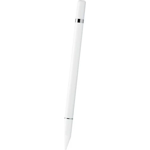 2 i 1 Stylus pen med skrivefunktion, Hvid