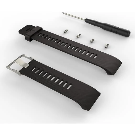 Garmin Forerunner 30/35 Silikone Armbånd - Sort - 22mm