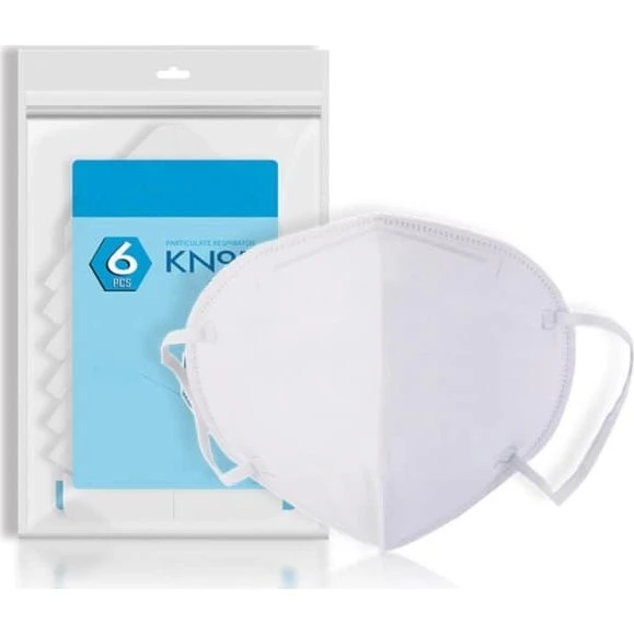 FFP2 Mundbeskytter - KN95 Respirator, 6 stk.