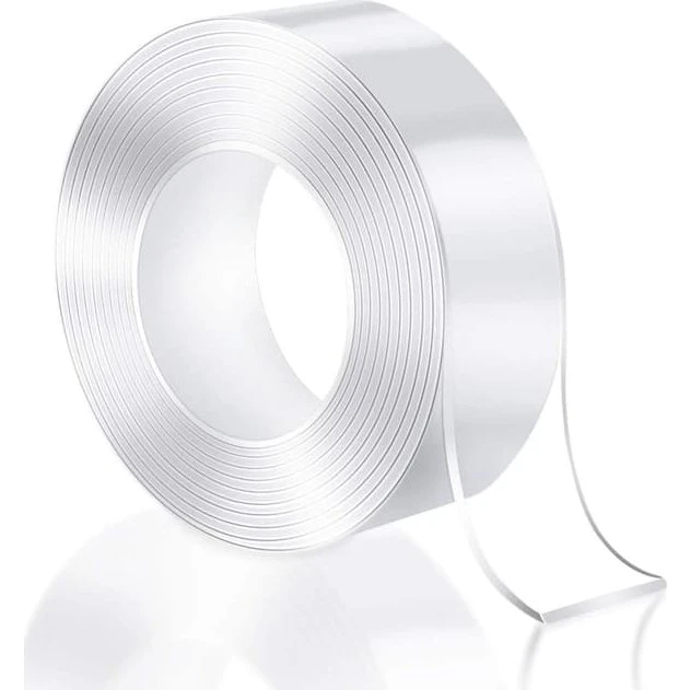 Genanvendelig dobbeltsidet nanotape, 3 m