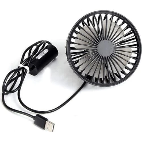Køleventilator til bil med 360° rotation og justerbar hastighed