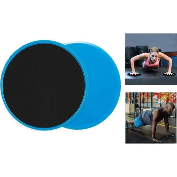 Core Slider glideplader 2-pak - Blå