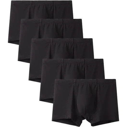 Bambus Underbukser Sort 5-pak - Large L
