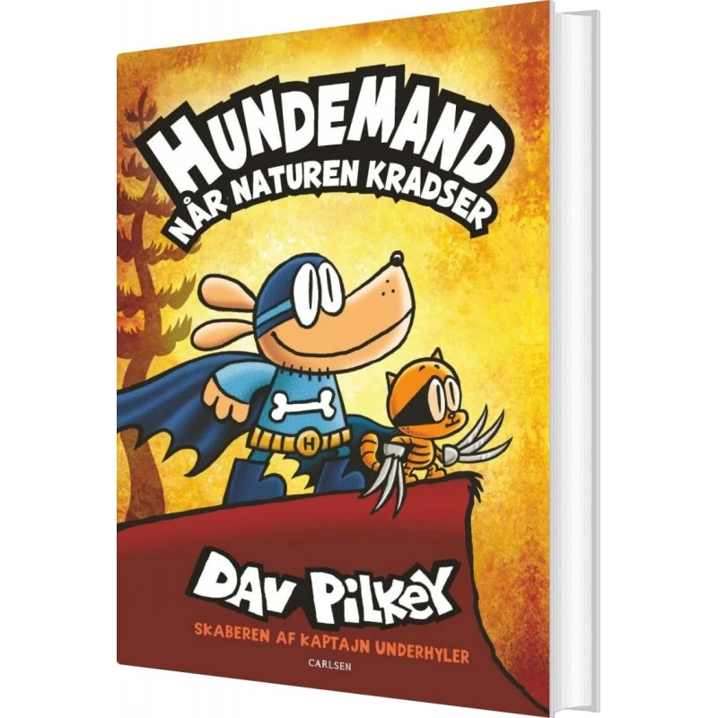 Hundemand 6: Når naturen kradser - Dav Pilkey (hardcover)