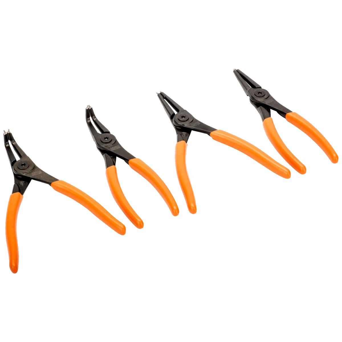 Bahco Låseringstænger sæt 180mm, 19-60mm, 4 stk.