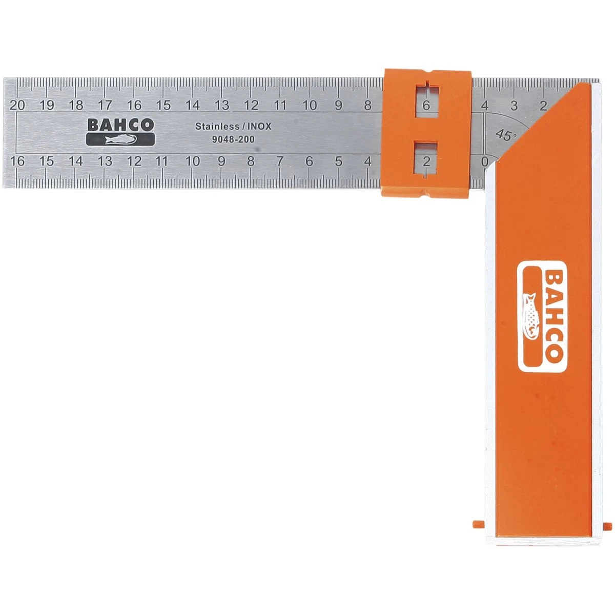 Bahco Ansatsvinkel 250 mm med glidestykke