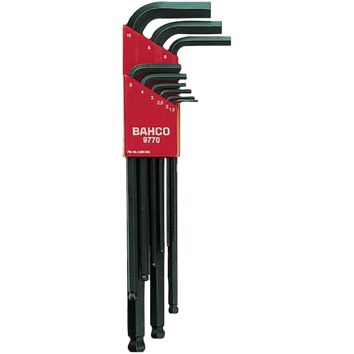 Bahco Unbrakonøglesæt BE-9765 1,5-5 mm m/kuglehoved