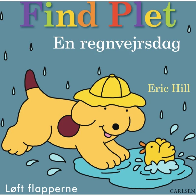 Find Plet: En regnvejrsdag – papbog (Eric Hill)