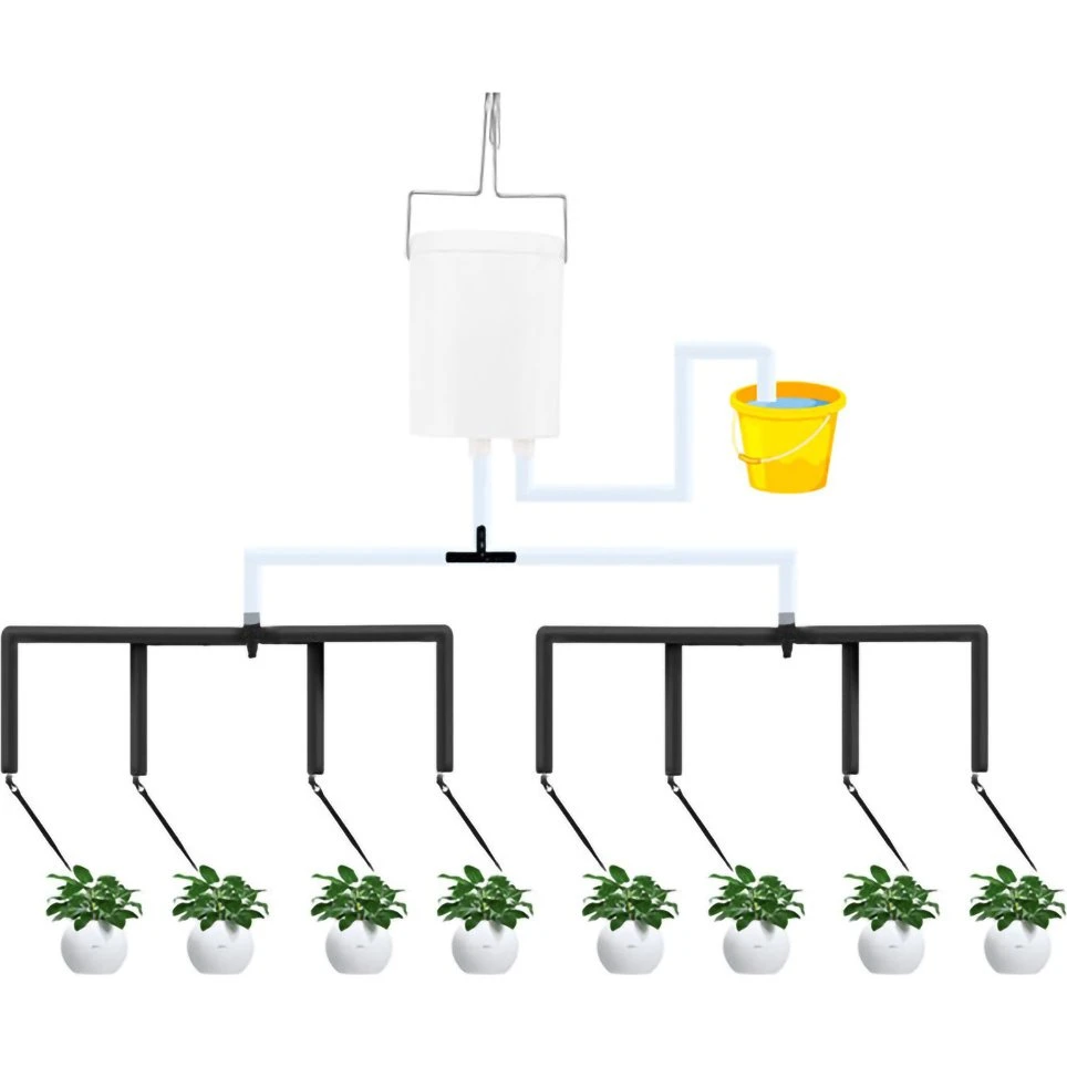 Automatisk vandingspumpe med timer til spray- og drypvanding