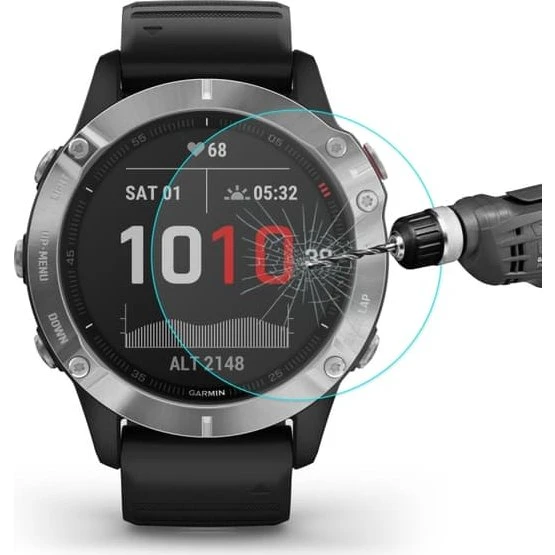 Beskyttelsesglas til Garmin Fenix 6X / 6X Pro Solar