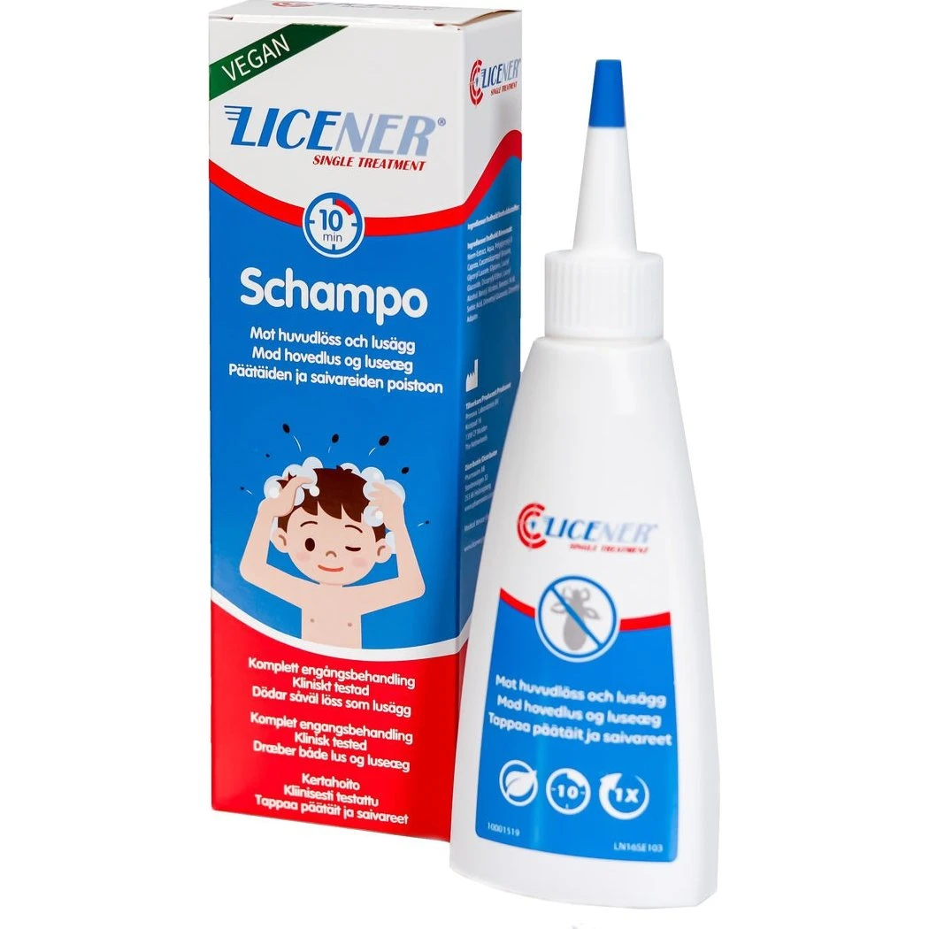 Licener Luse-shampoo med kam, 100 ml