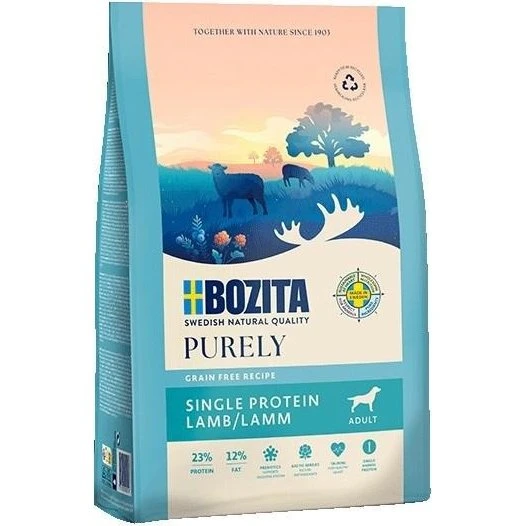 BOZITA Purely Adult Lamb - Tørfoder til hunde - 2,5 kg