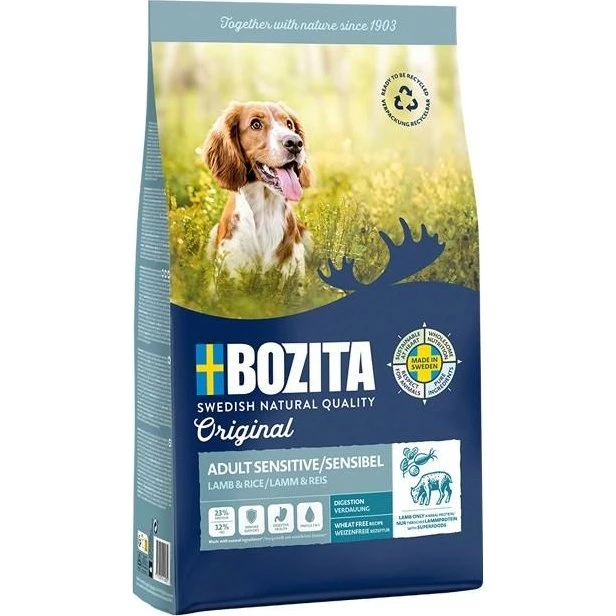 BOZITA Original Sensitive Digestion Lamb and Rice - 12 kg