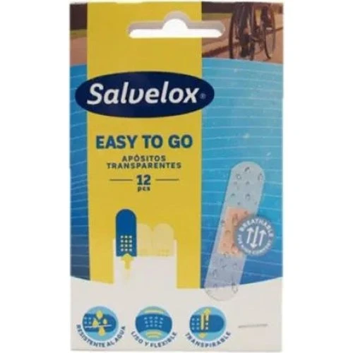 Salvelox Easy to Go Gennemsigtige Forbindinger, 12 stk.