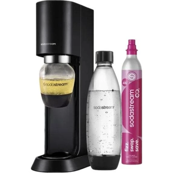 SodaStream MIX mætningsmiddel + CO2 patronflaske 1L 430ml Sort