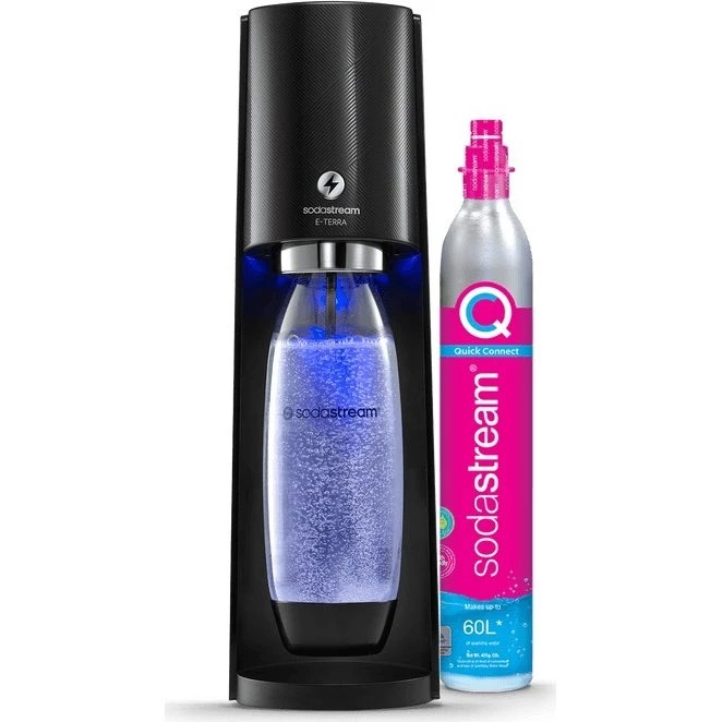 SodaStream E-Terra - Sort Metal & Plast