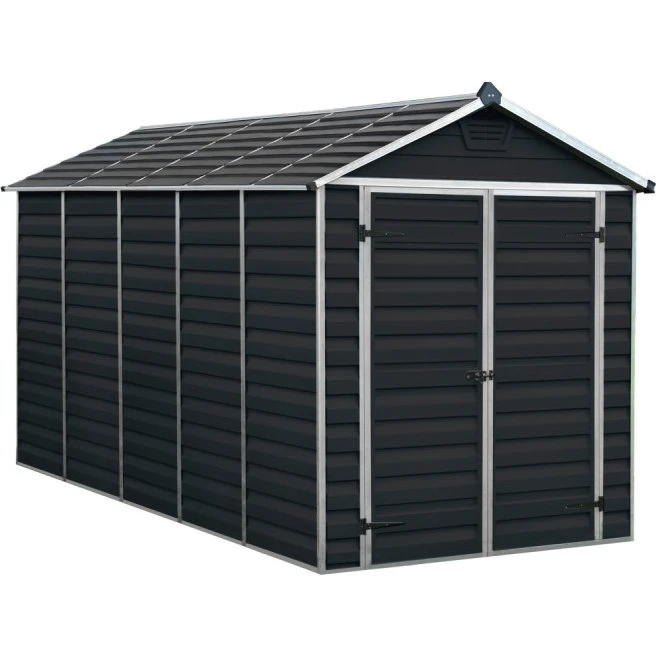 Palram Canopia Skylight Redskabsskur 7,0 m² - Midnatsgrå