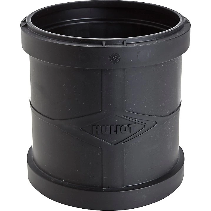 Quiet Lyddæmpende Afløbs Dobbeltmuffe 32 mm - Sort