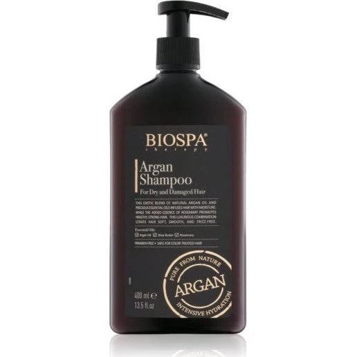Sea of Spa Bio Spa Argan Shampoo til beskadiget hår, 400 ml