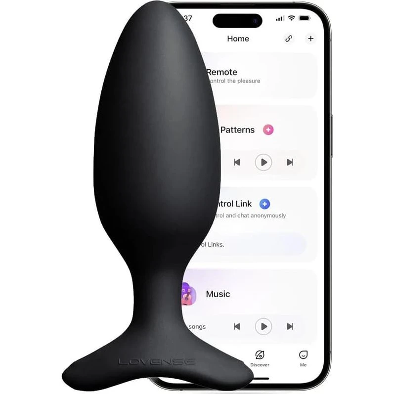 Lovense Hush 2 Vibrerende Anal Plug 45mm - Fjernstyret